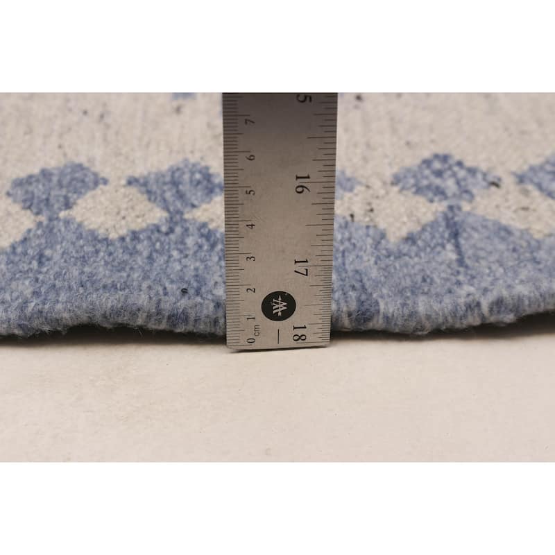 Ankara FW Slate Blue Kilim 5'2" x 8'1" - 5'2 x 8'1