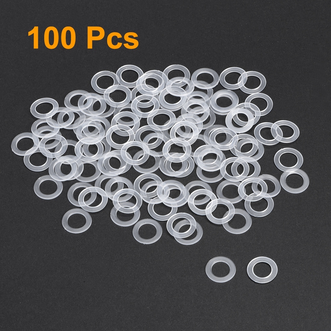 White Nylon Flat Washers for Screws Bolts