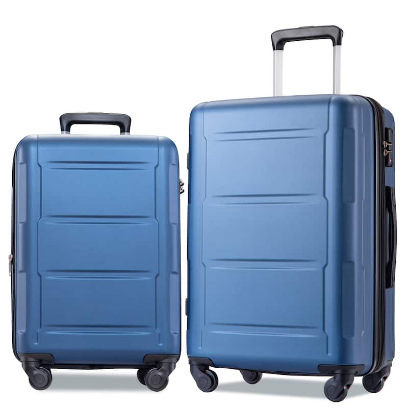 Luggage Sets 2 Piece Carry on Luggage Suitcase Set of 2, Expandable ...