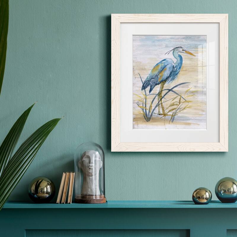 Blue Heron I-Premium Framed Print - Ready to Hang