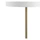 preview thumbnail 5 of 8, JONATHAN Y Trisha 59" Metal/Glass LED Side Table and Floor Lamp, Brass - Brass Gold - 59" H x 18" W x 18" D