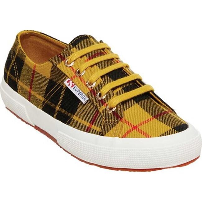 superga plaid platform sneakers