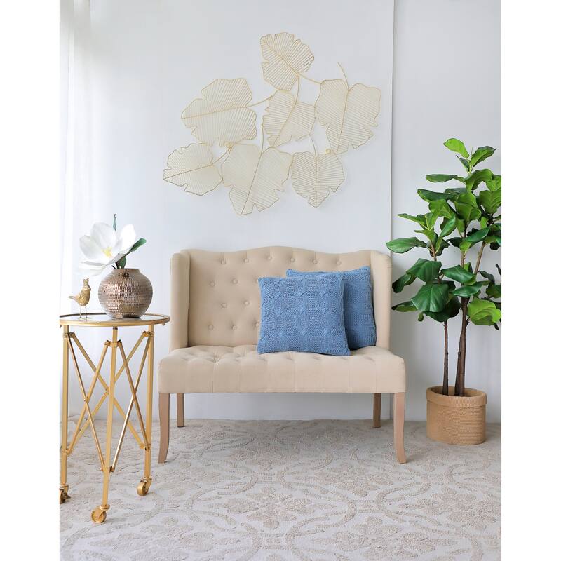 Modern Wall Decor Wrought Iron Maple Leaf Wall Decor, Suitable for Living Rooms, Kitchens, Bathrooms and Dressing Tables