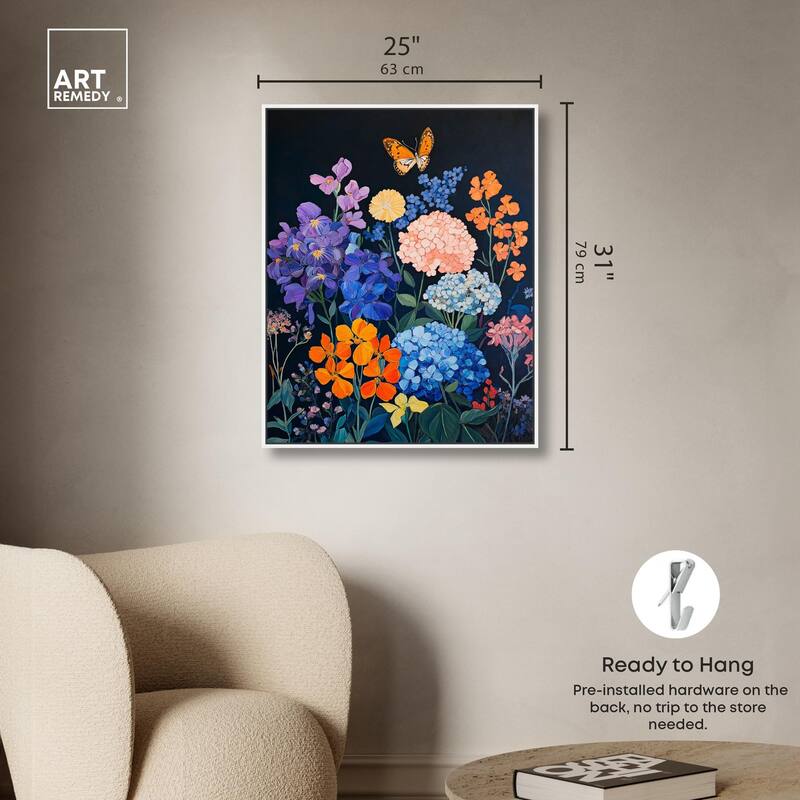 Twilight Blossoms I Canvas by Art Remedy