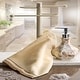 preview thumbnail 2 of 5, Creative Scents Milano Mother of Pearl Hand Soap Dispenser - Beige/White - White/Beige