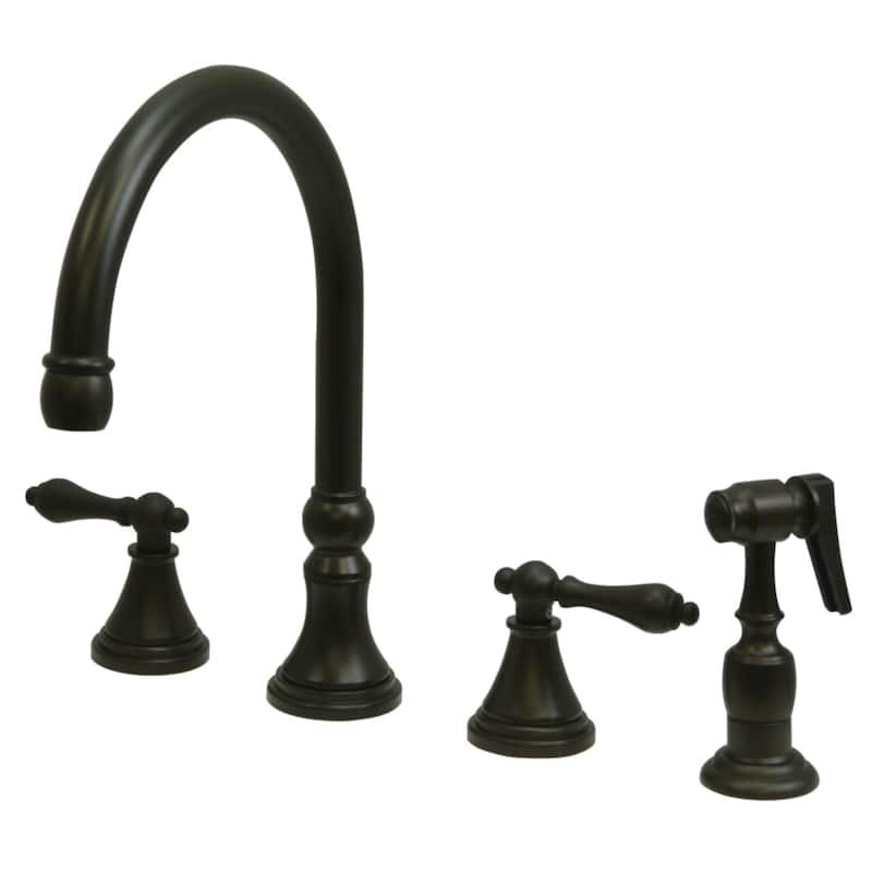 Kingston Brass Governor Widespread Kitchen Faucet