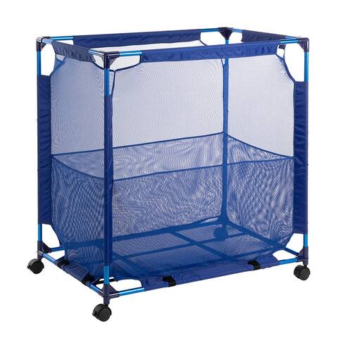 Aluminum Frame Swimming Pool Storage Basket - 36"x24"x38"