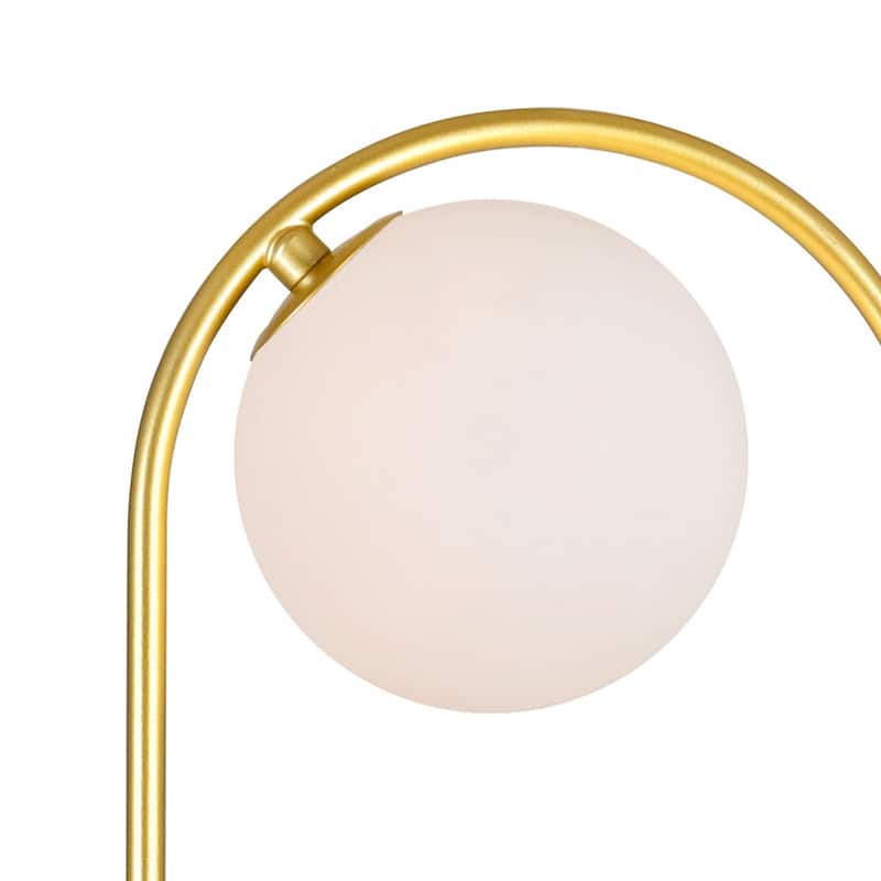 Celeste 2 Light Lamp With Medallion Gold Finish