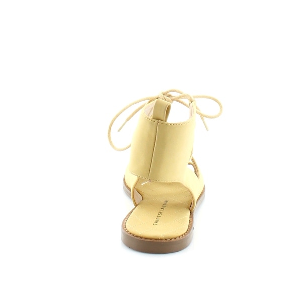 guess yellow sandals