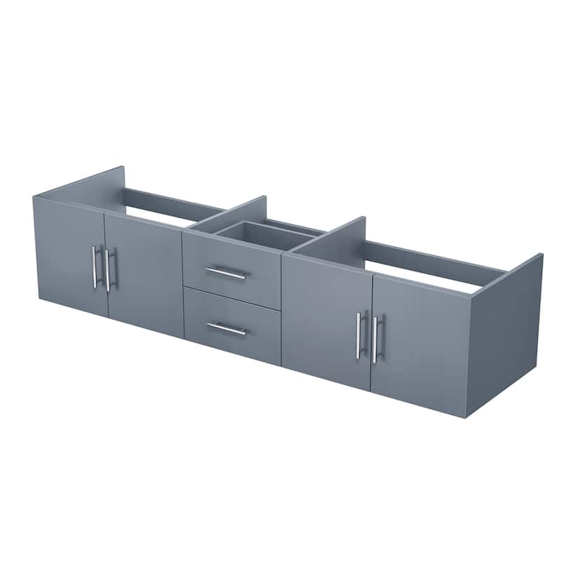 Geneva 80 in. W x 22 in. D Navy Blue Double Bath Vanity