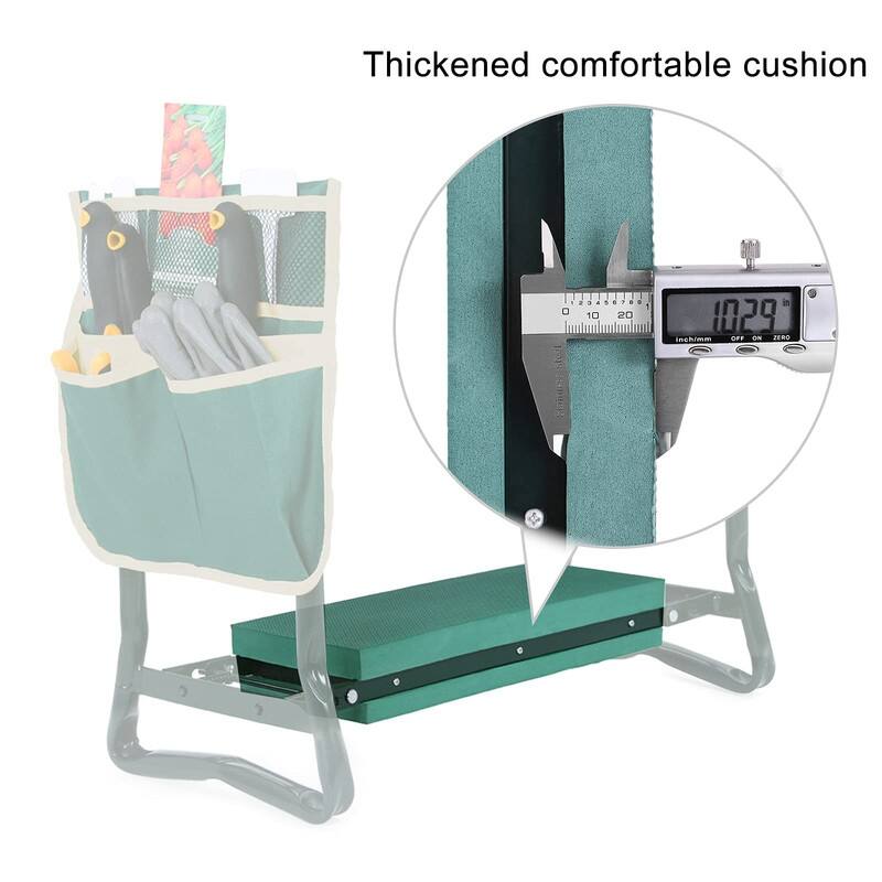 Garden Kneeler and Seat, Multifunctional Garden Kneeling Bench