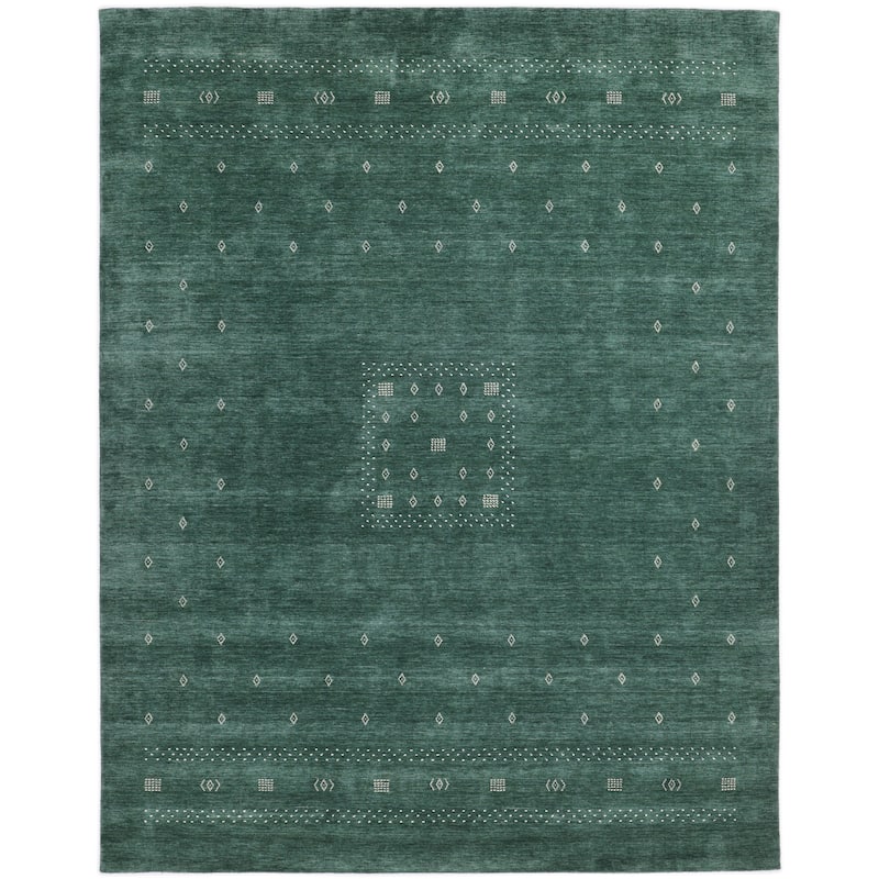 Overton Simi One-of-a-Kind Handmade Area Rug - 5' x 8' - Green