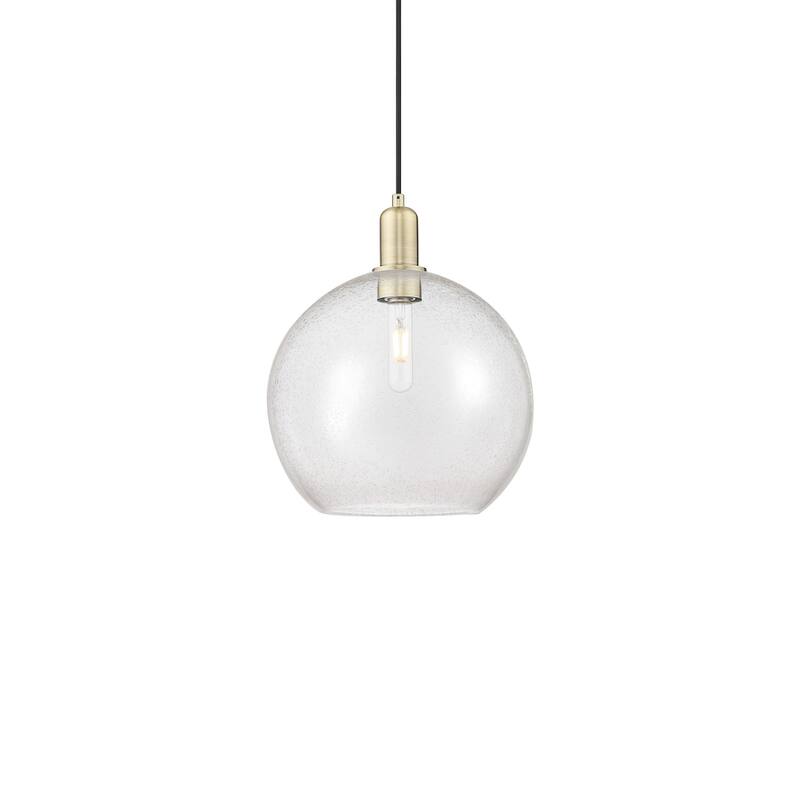 Innovations Lighting 716-1P-15-12 Athens Pendant Athens 12" Wide - Antique Brass / Seedy