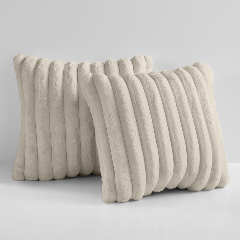 Sorra Home Indoor Knife Edge Pillow Set of 2