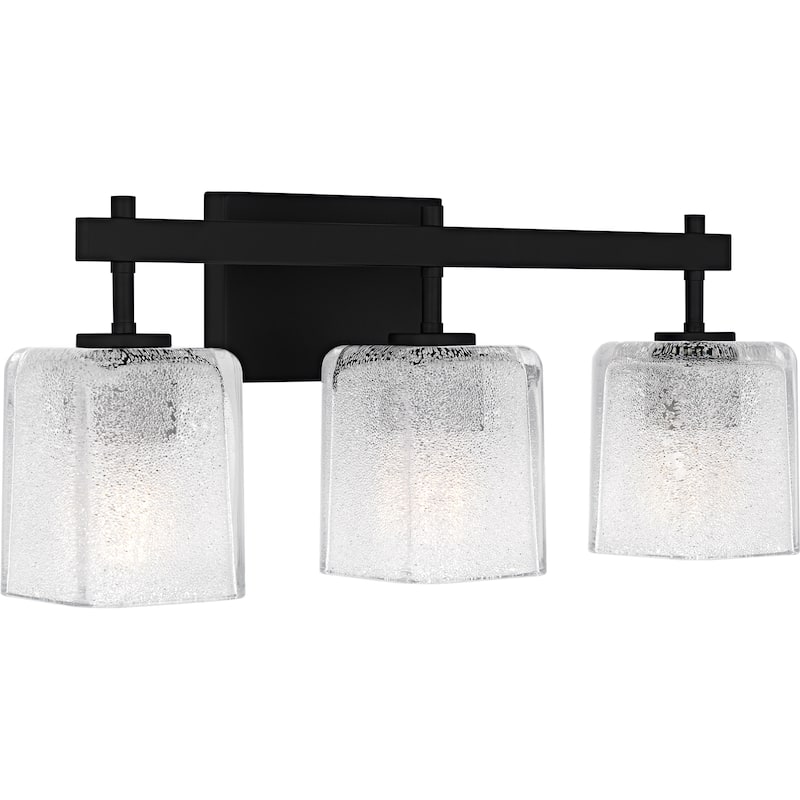Brenthouse 3-Light Matte Black Bath Light