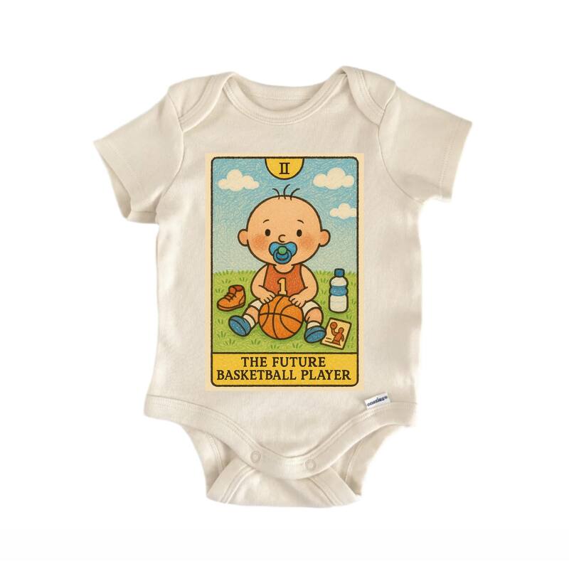 Future Basketball Tarot - Baby Bodysuit - Natural - 0-3M