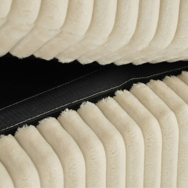 Cotton Flannel corner Sofa Armless Modular Sectional Sofa Seamless Combination