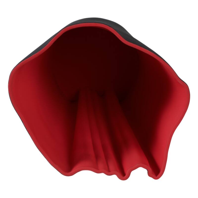 Contemporary Sculptural Porcelain Vase with Textured Ribbed Design