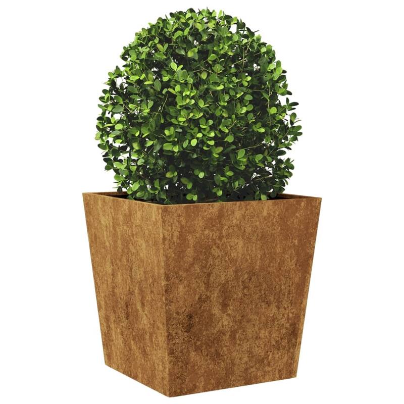 vidaXL Garden Planters Outdoor Flower Pot Patio Raised Bed Planter Box Steel