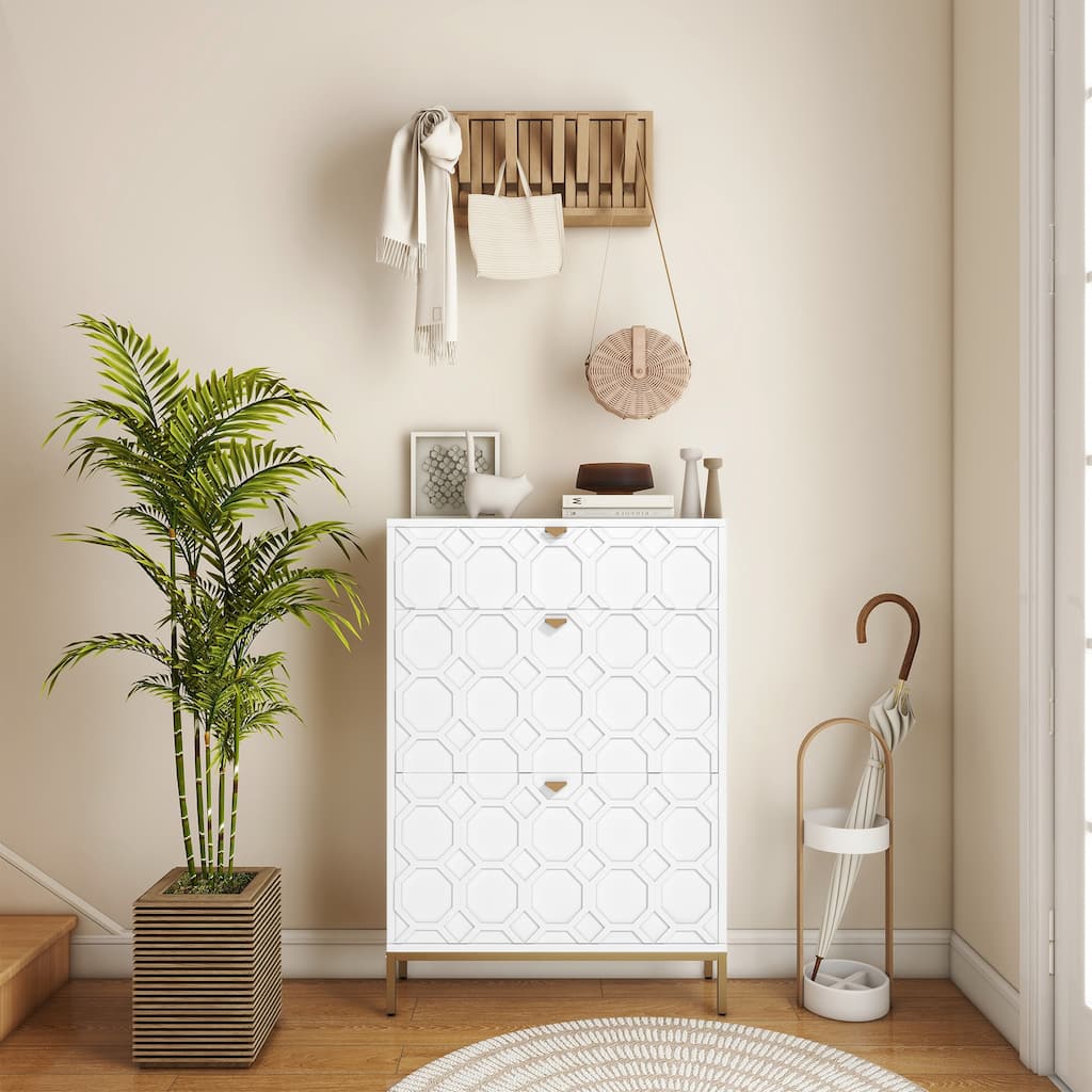 Shoe cabinet for 24 pairs of shoes