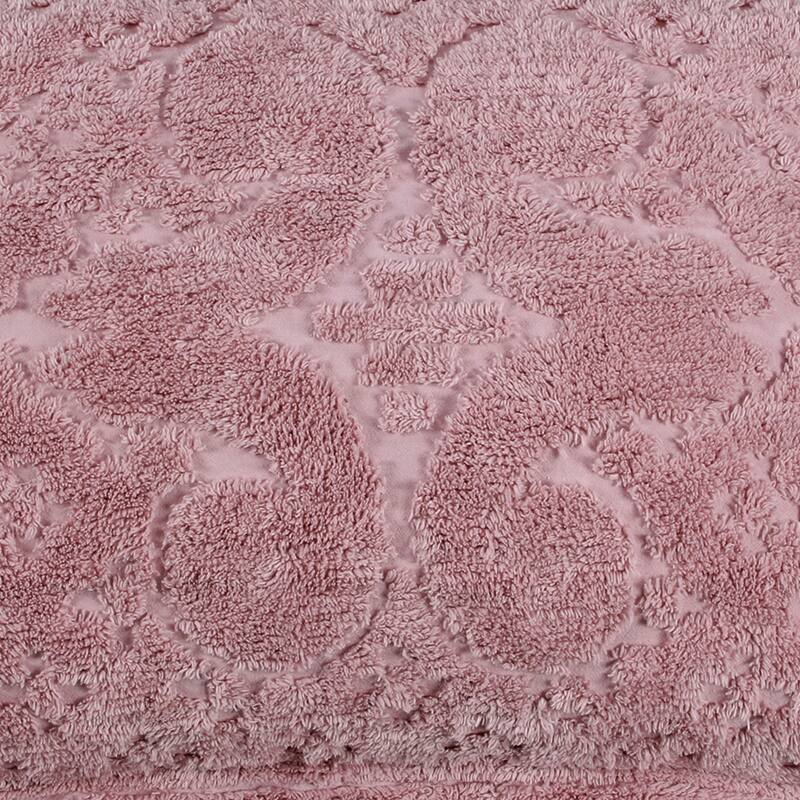 Better Trends Chenille Bedspread Set with Sham Medallion Design 100% Cotton Soft Machine Washable Tufted Ashton Collection