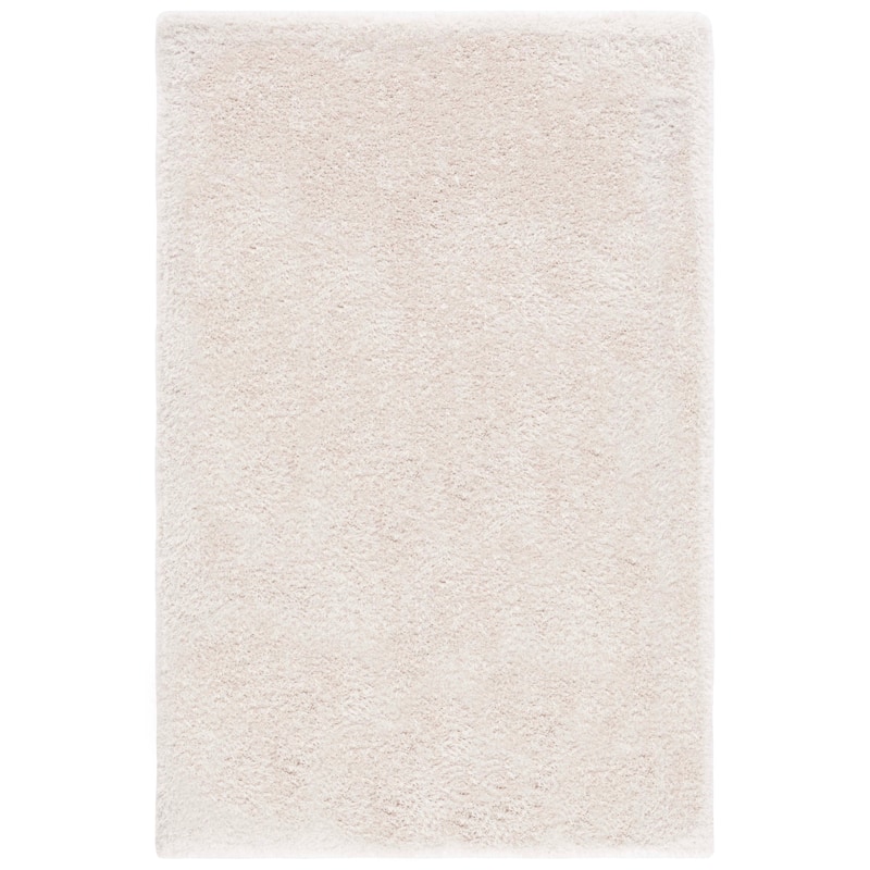 SAFAVIEH Bahija Rudina Luxe Shaggy 3 inch-thick Area Rug - 2' x 3' - Bone