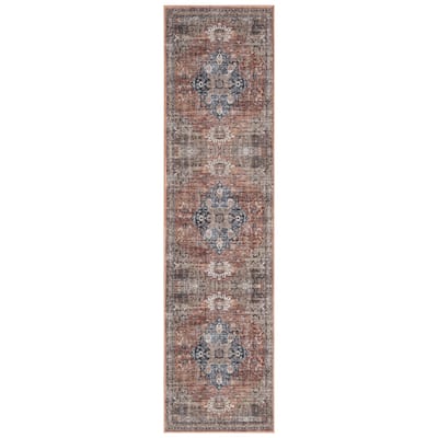 Everwash Callaghan Esther Bohemian Medallion Machine Washable Area Rug