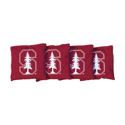 Stanford University Cardinal Red Cornhole Bags