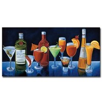 Cocktail Hour by Will Rafuse Gallery Wrapped Canvas Giclee Art (18 in x ...