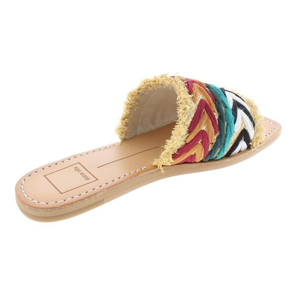 dolce vita woven slides