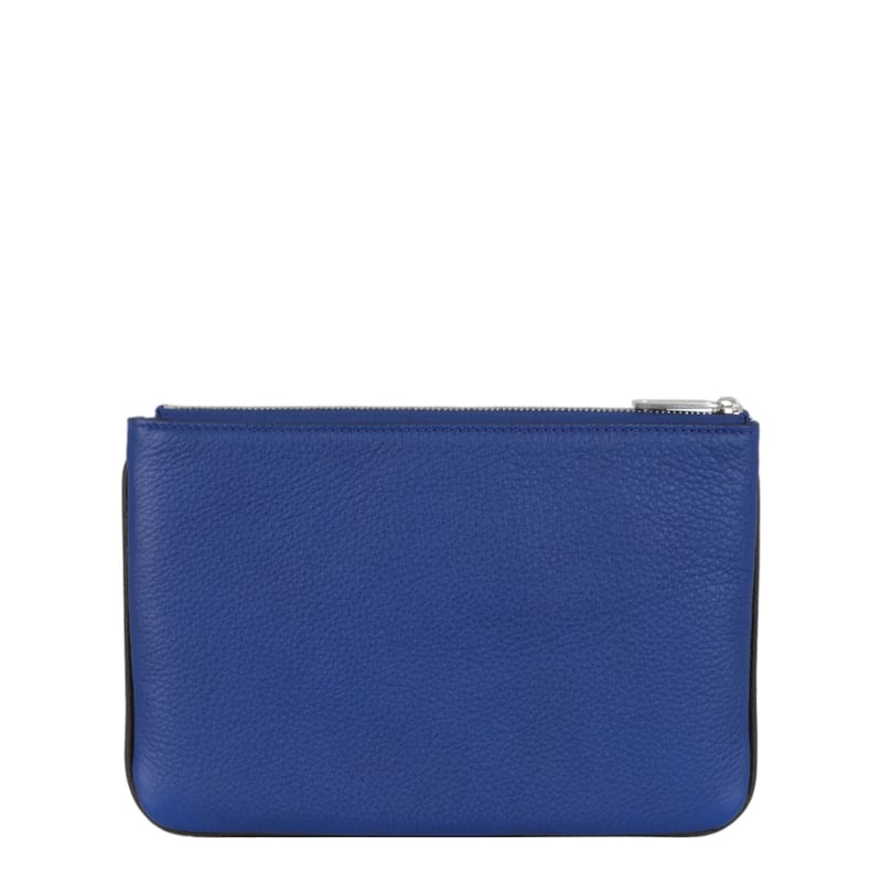 Ferragamo Cut-Out Pebbled Leather Phone Pouch