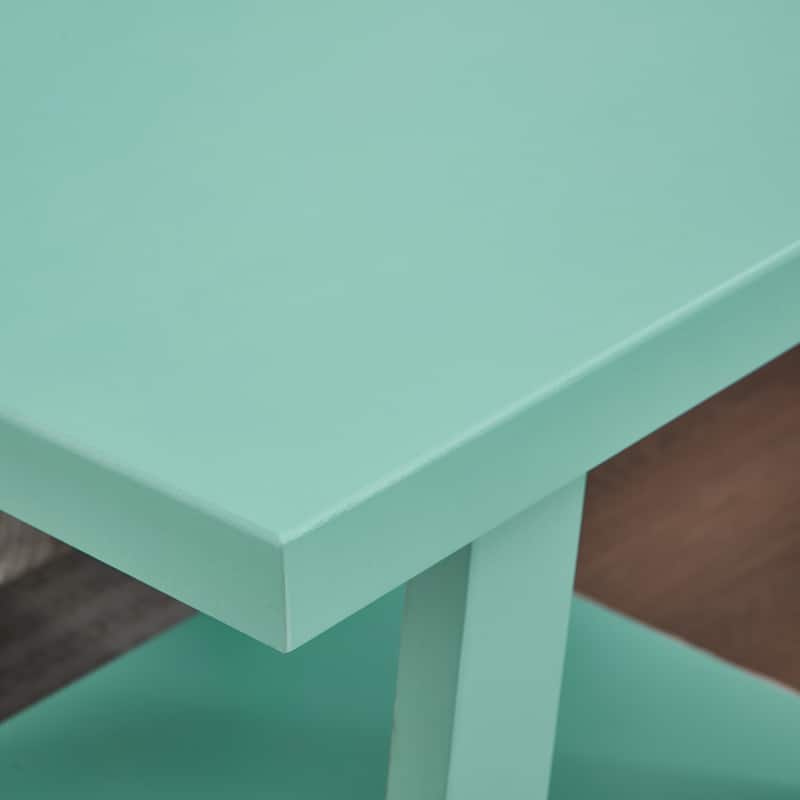 The Gray Barn Cedar Ridge Contemporary Replicated Wood Shelf End Table