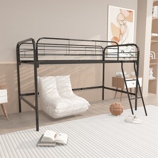 Twin Size Twin Loft Metal Bed-Black - Bed Bath & Beyond - 38286278
