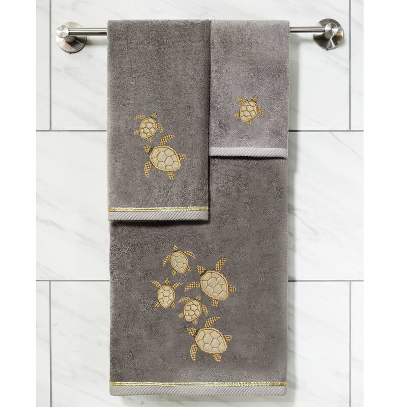 Authentic Hotel and Spa Turkish Cotton Tortuga 2 PC Hand Towel Set