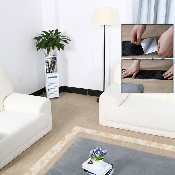 Floor Self-Stick Skirting Wall Waist Line Border Sticker Floor Tile Pattern - Pattern 4 - 16.4 Ft - Overstock - 28954886 Floor Self-Stick Skirting Wall Waist Line Border Sticker Floor Tile Pattern - Pattern 4 - 16.4 Ft - Overstock - 28954886