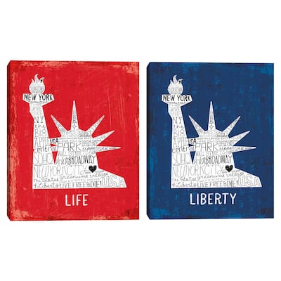 Iconic NYC II & IV by Michael Mullan Canvas Art Prints
