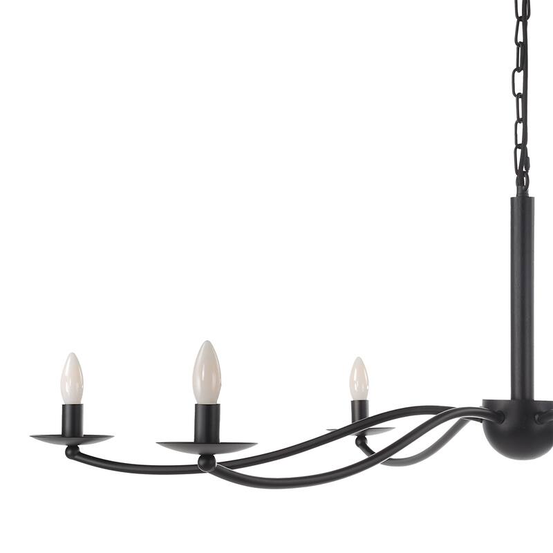 Renwil Landen 75.75" Height Ceiling Fixture, Powder Coated Matte Black