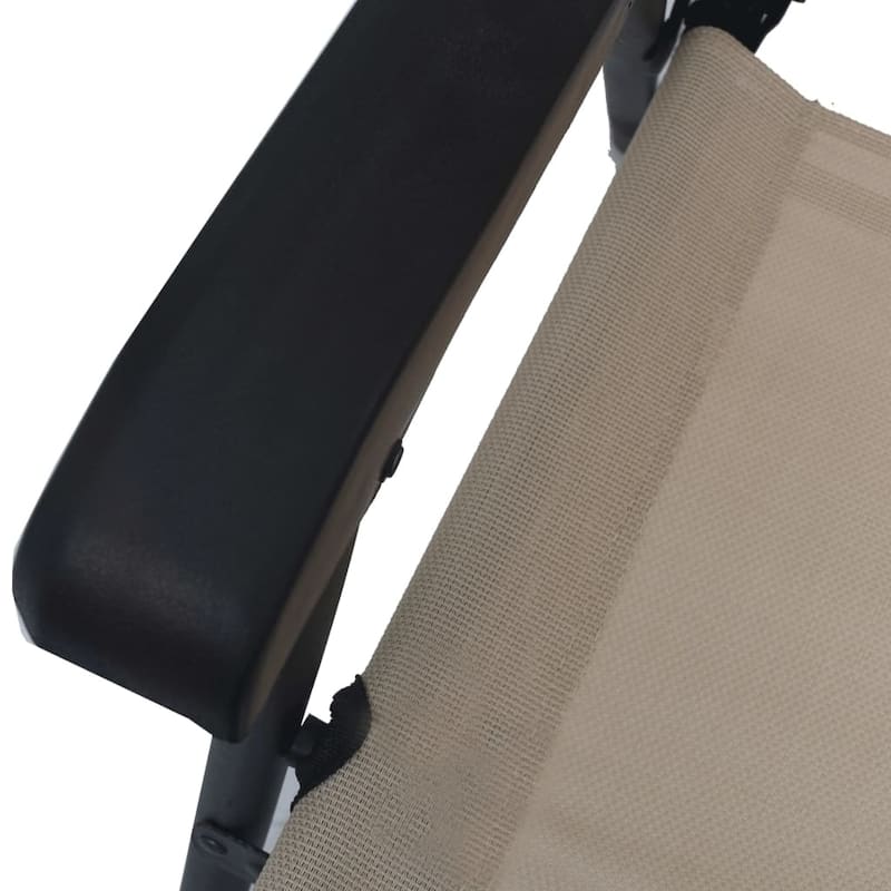 vidaXL 2x Folding Patio Chairs Texilene Camping Dinner Chair Seat Multi Colors