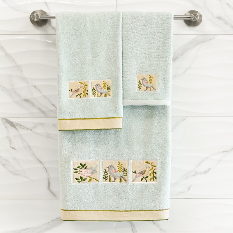 Authentic Hotel and Spa Turkish Cotton Belinda 3PC Embellished Multi-Size Towel Set