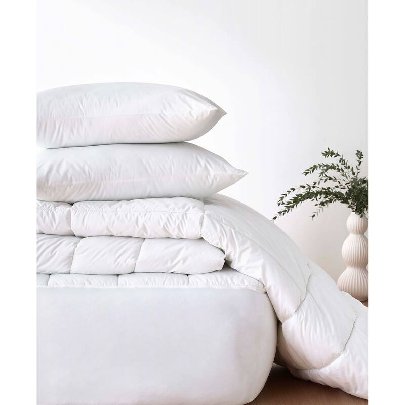 Clean Design Home x Martex Anti-Allergen White Comforter