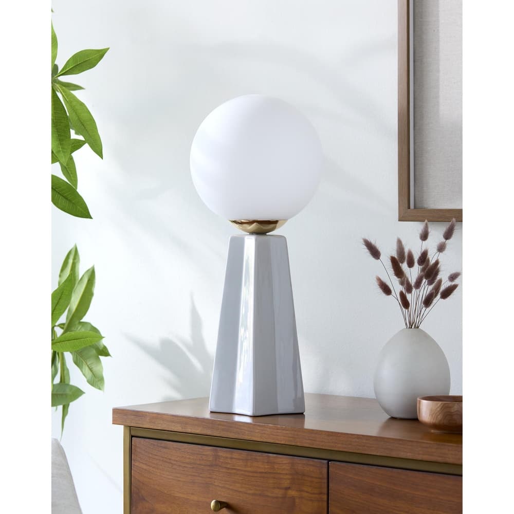 Livabliss Stellan Modern Accent Table Lamp - 18"H x 8"W x 10"D