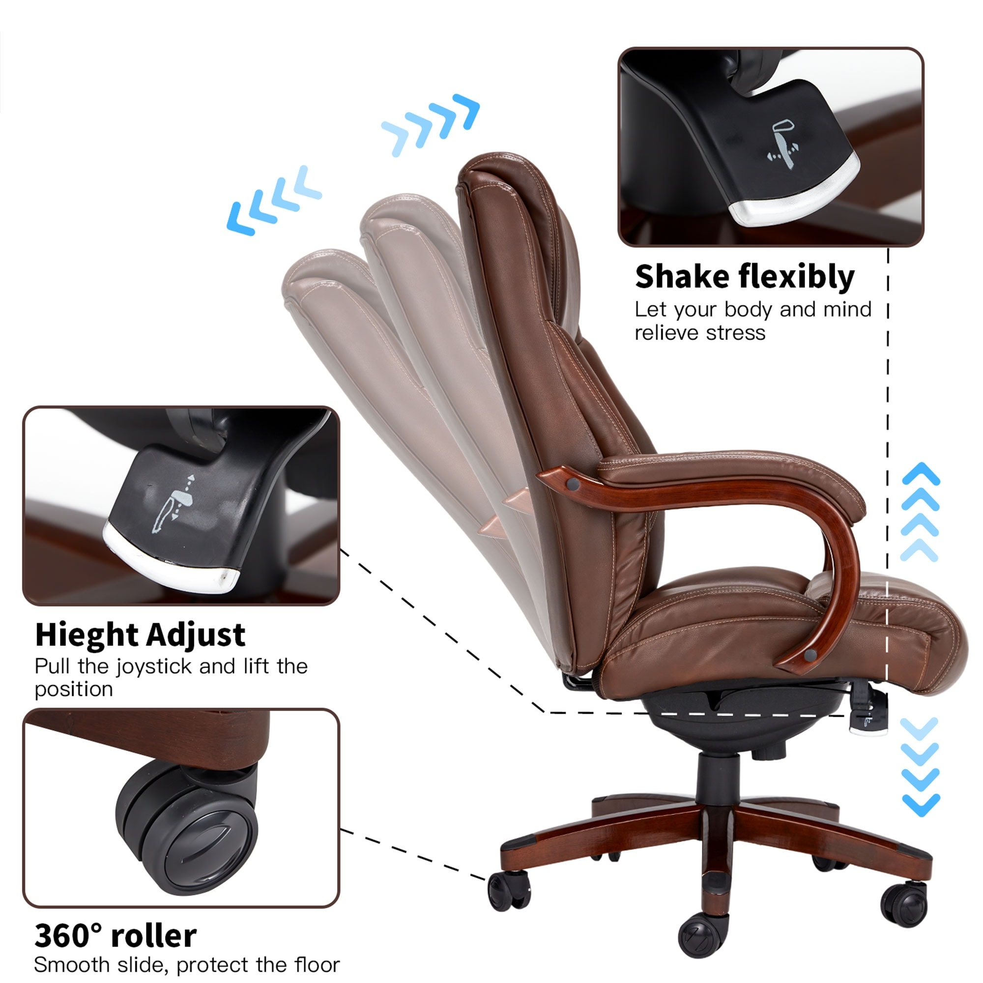 Delano big & tall sales executive office chair