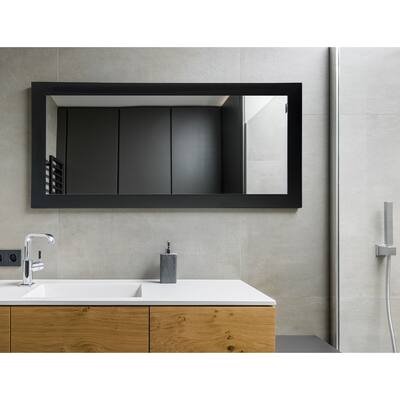 Black Full Length Floor Mirror - 32 x 66