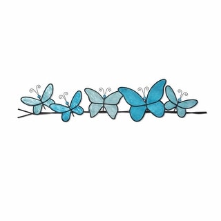 Butterflies On A Wire Wall Decor Brown (m2020 br)