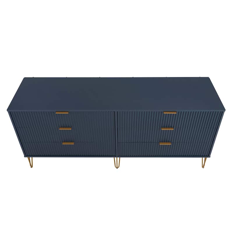 Manhattan Comfort 3-Piece Dumbo Modern 5-Drawer Tall Dresser Nightstand Combo Set