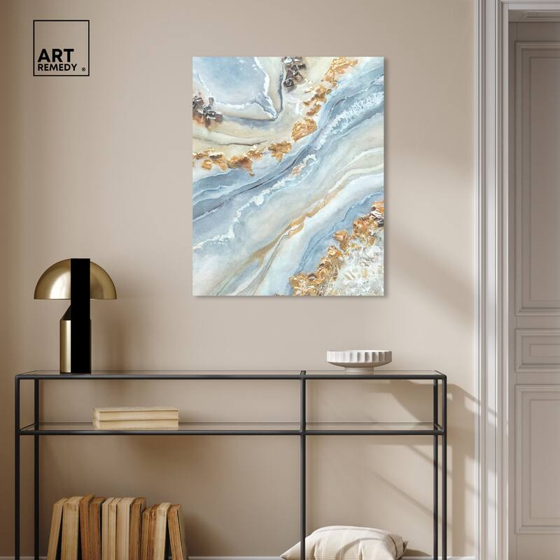 Art Remedy A Beautiful Fiction Gallery Wrapped Mineral, Agate & Geode 1 Piece Canvas Wall Art
