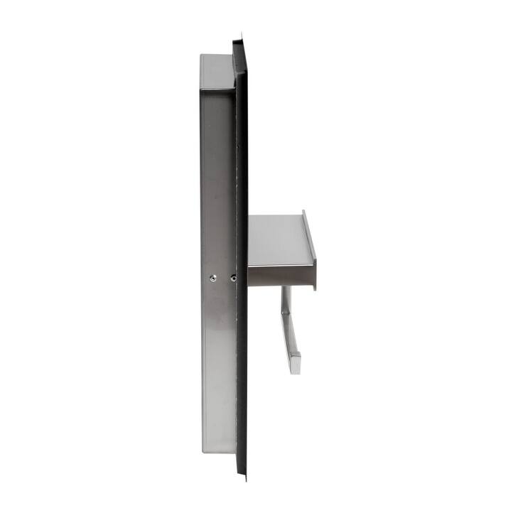 ALFI brand ABTPN88-BSS Brushed Stainless Steel Recessed Toilet Paper Holder Niche - Grey