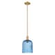 Option Brushed Brass / Blue Shade