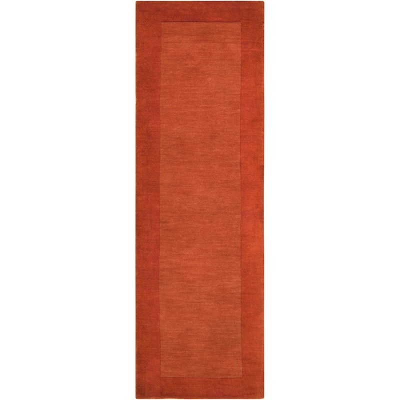 Livabliss Mystique Casual Area Rug - 2'6" x 8' Runner - Orange