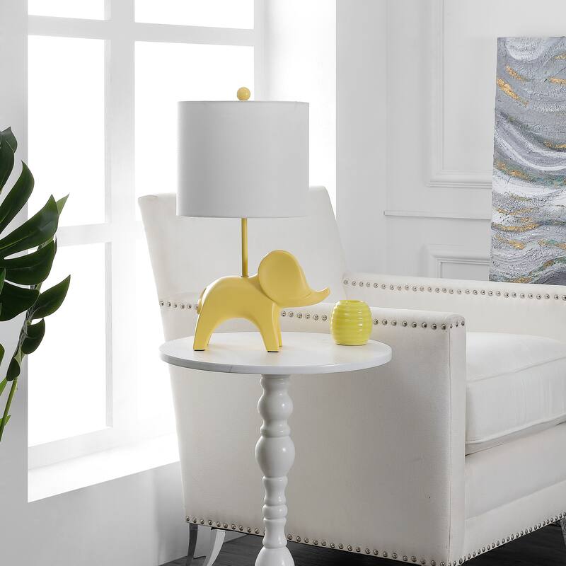 SAFAVIEH Kids Lighting Jonna 20" Elephant Lamp - 11.5"x10"x20" - 12"Wx10"Dx20"H